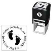 Niedliches Babyfütterung - Angaben zur Geburtshilf Permastempel (Beispiel)