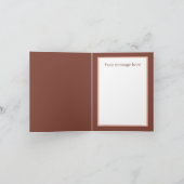 Niedliches Babyhippo fügt Text zu jedem Zweck hinz Karte (Innenseite)