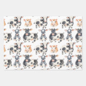 Niedliches Babykuhpapier Geschenkpapier Set (Vorderseite)