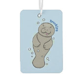 Niedliches Babymantel mit Bläschendarstellung Autolufterfrischer (Rückseite)