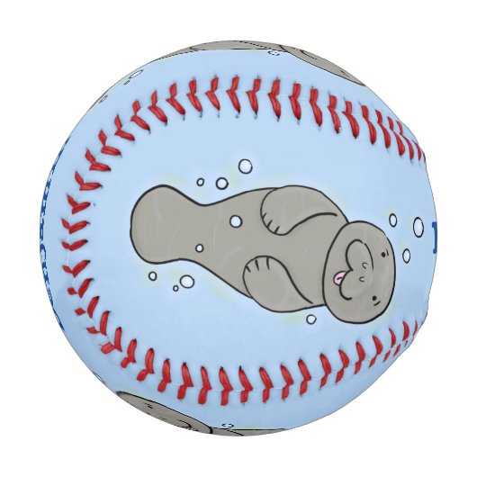 Niedliches Babymantel mit Bläschendarstellung Baseball (Vorderseite Links)