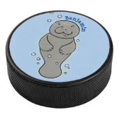 Niedliches Babymantel mit Bläschendarstellung Eishockey Puck (3/4)