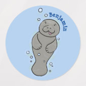 Niedliches Babymantel mit Bläschendarstellung Etiketten (Design 1)