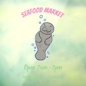 Niedliches Babymantel mit Bläschendarstellung Fensteraufkleber (Blatt 3)