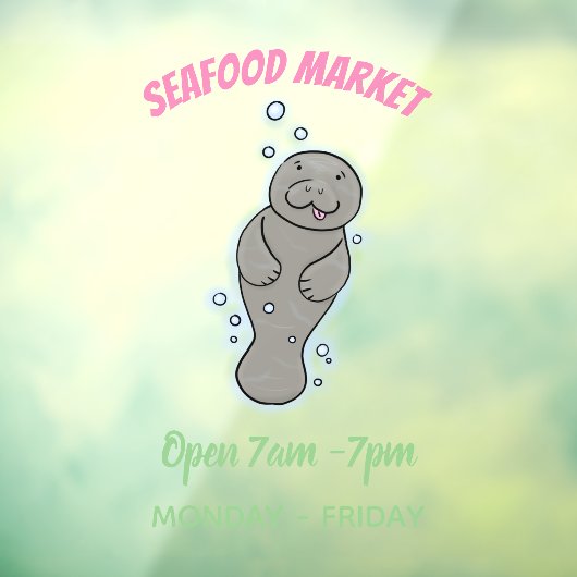 Niedliches Babymantel mit Bläschendarstellung Fensteraufkleber (Blatt 3)