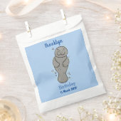 Niedliches Babymantel mit Bläschendarstellung Geschenktütchen (Ausgeschnitten)