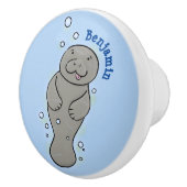 Niedliches Babymantel mit Bläschendarstellung Keramikknauf (Rechts)