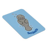 Niedliches Babymantel mit Bläschendarstellung Magnet (Rechte Seite)