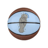 Niedliches Babymantel mit Bläschendarstellung Mini Basketball (Vorderseite)