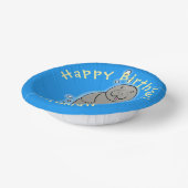 Niedliches Babymantel mit Bläschendarstellung Pappteller (Gewinkelt)