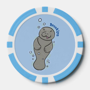 Niedliches Babymantel mit Bläschendarstellung Pokerchips