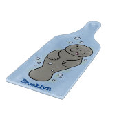 Niedliches Babymantel mit Bläschendarstellung Schneidebrett (Ecke)