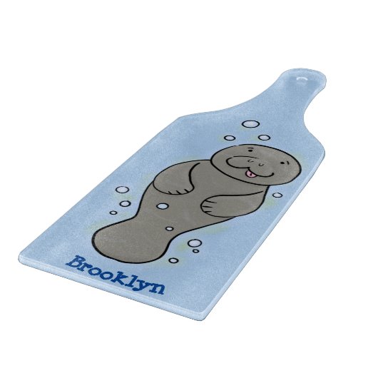 Niedliches Babymantel mit Bläschendarstellung Schneidebrett (Ecke)