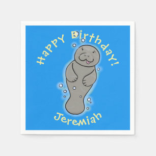 Niedliches Babymantel mit Bläschendarstellung Serviette