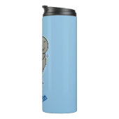 Niedliches Babymantel mit Bläschendarstellung Thermosbecher (Nach rechts gedreht)