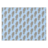 Niedliches Babymantel mit Bläschendarstellung Tischdecke (Vorderseite (Horizontal))