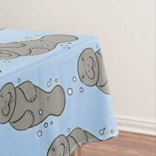Niedliches Babymantel mit Bläschendarstellung Tischdecke
