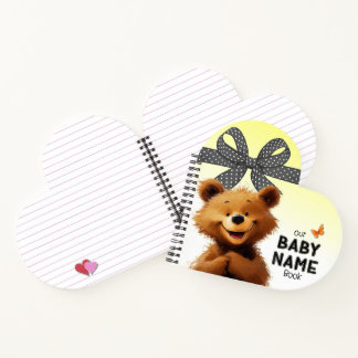Niedliches Babynamenbuch Notizblock