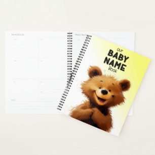 Niedliches Babynamenbuch Planer