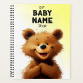 Niedliches Babynamenbuch Planer (Vorderseite)