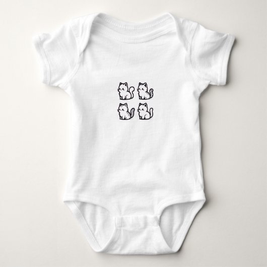 Niedliches Babyoutfit Baby Strampler (Vorderseite)