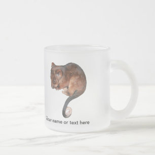 Niedliches Babyringtail-Opossum Mattglastasse