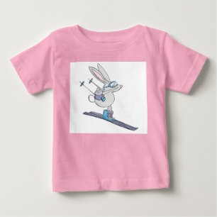 Niedliches Babyskilanglaufoutfit Baby T-shirt