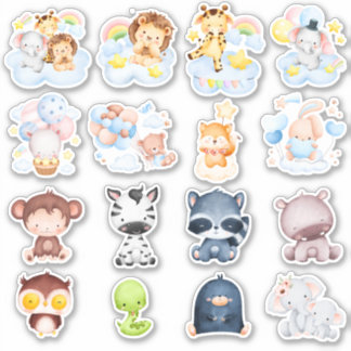 Niedliches Babystickerpack #006 Aufkleber