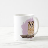 Niedliches Babyuschel - rosa Kaffeetasse (VorderseiteRechts)