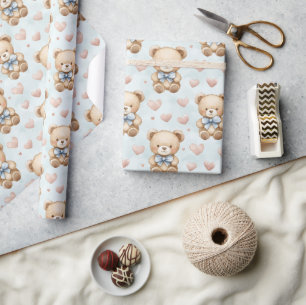Niedliches Babywaschpapier Geschenkpapier