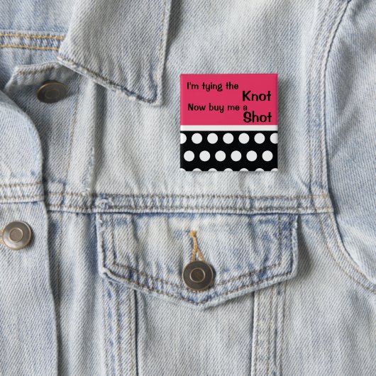 Niedliches Bachlorette Button (Beispiel)