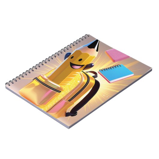 Niedliches Back-to-School-Kinder-Notebook | Fun Sc Notizblock (Linke Seite)