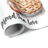 Niedliches Backen Farbe Konditorei Custom Zitate F Geschenkpapier (Rolleneckpunkt)