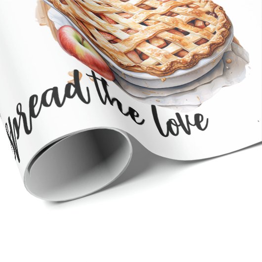 Niedliches Backen Farbe Konditorei Custom Zitate F Geschenkpapier (Rolleneckpunkt)