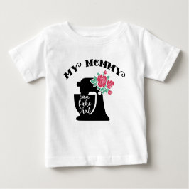 Niedliches Backen Mommy unisex Baby T-shirt