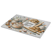 niedliches Backen Queen word art Schneidebrett (Ecke)