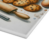 niedliches Backen Queen word art Schneidebrett (Ecke)