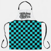 Niedliches Backen Queen word art Schürze (Vorderseite)