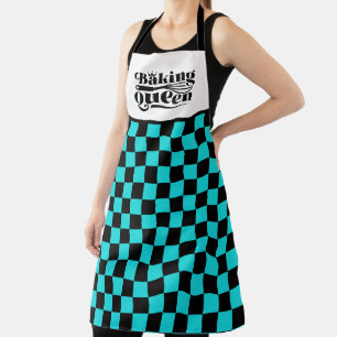 Niedliches Backen Queen word art Schürze