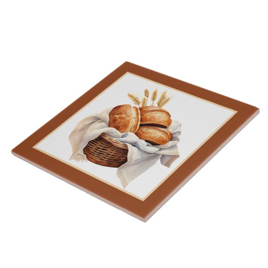 Niedliches Bäckereibrot liebt Zuhause Business Cra Fliese (Seite)