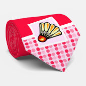 Niedliches Badminton Krawatte (Gerollt)