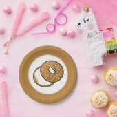 niedliches Bagel Liebhaber des Party Pappteller (Party)