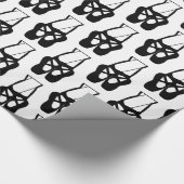 Niedliches Ballet Dancer Beine & Slippers Muster Geschenkpapier (Ecke)