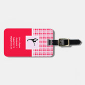 Niedliches Ballett Gepäckanhänger (Vorderseite horizontal)