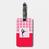 Niedliches Ballett Gepäckanhänger (Rückseite vertikal)