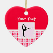 Niedliches Ballett Keramikornament (Hinten)