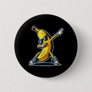 Niedliches Banana Dabbing Shirt Funny Kids Print Button