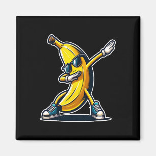 Niedliches Banana Dabbing Shirt Funny Kids Print Magnet