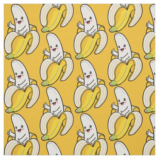 Niedliches Banana-Farbstoff Stoff (Muster)