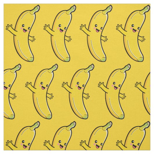 Niedliches Banana-Farbstoff Stoff (Muster)